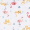 imageGerber Baby Girls Toddler Loose Fit Flame Resistant Fleece Footed Pajamas 2PackPink Flamingos