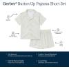 imageGerber Baby Girls Toddlers and Baby Girls 2Piece Coat Style Pajama Short SetCherries
