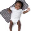 imageGerber Baby Unisex Burp Cloths 5Pack Rust Tan Size 105quot x 21quotTan Grey