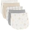 imageGerber Baby Unisex Muslin Burp Cloths 5Pack Multi Rainbow Large Size 20quot x 10quotMulti Stars