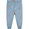 imageGerber Baby ampamp Toddler Boys 2Piece Fleece Sweatshirt and Jogger SetBlue Leaves