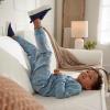 imageGerber Baby ampamp Toddler Boys 2Piece Fleece Sweatshirt and Jogger SetBlue Leaves