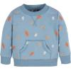 imageGerber Baby ampamp Toddler Boys 2Piece Fleece Sweatshirt and Jogger SetBlue Leaves