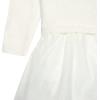 imageGerber Baby and Toddler Girls Sweater Dress with Tulle SkirtWhite