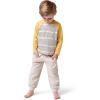 imageGerber BabyBoys Toddler 2Pack Long Sleeve Pocket TeesBaby and Toddler TShirt SetGrey  Rust Tie Dye