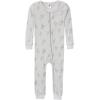 imageGerber BabyGirls 3Pack Snug Fit Footless OnePiece Cotton PajamasWoodland Floral