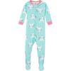 imageGerber BabyGirls 4Pack Footed PajamasUnicorns Cats Pink