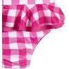 imageGerber Girls OnePiece SwimsuitPink Gingham Strawberry