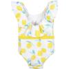 imageGerber Girls OnePiece SwimsuitWhite Yellow Lemons