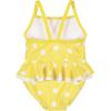 imageGerber Girls OnePiece SwimsuitYellow White Polka Dot