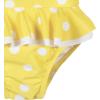 imageGerber Girls OnePiece SwimsuitYellow White Polka Dot