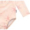 imageGerber Girls Toddler Long Sleeve One Piece Rashguard SwimsuitPink Starfish