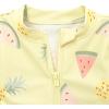 imageGerber Girls Toddler Long Sleeve One Piece Rashguard SwimsuitYellow Fruit