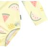 imageGerber Girls Toddler Long Sleeve One Piece Rashguard SwimsuitYellow Fruit
