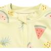 imageGerber Girls Toddler Long Sleeve One Piece Rashguard SwimsuitYellow Fruit