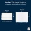 imageGerber Unisex Baby Boys Girls Birdseye Prefold Cloth Diapers Multipack White 3Ply 10 PackWhite 3ply