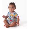 imageGerber Unisex Baby Buttery Soft Short Sleeve Romper with Viscose Made from EucalyptusConstruction