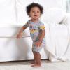 imageGerber Unisex Baby Buttery Soft Short Sleeve Romper with Viscose Made from EucalyptusConstruction