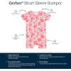 imageGerber Unisex Baby Buttery Soft Short Sleeve Romper with Viscose Made from EucalyptusJust Peachy