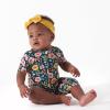imageGerber Unisex Baby Buttery Soft Short Sleeve Romper with Viscose Made from EucalyptusMidnight Floral