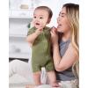 imageGerber Unisex Baby Buttery Soft Short Sleeve Romper with Viscose Made from EucalyptusMoss
