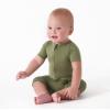 imageGerber Unisex Baby Buttery Soft Short Sleeve Romper with Viscose Made from EucalyptusMoss