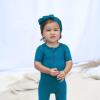 imageGerber Unisex Baby Buttery Soft Short Sleeve Romper with Viscose Made from EucalyptusOcean Teal