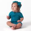 imageGerber Unisex Baby Buttery Soft Short Sleeve Romper with Viscose Made from EucalyptusOcean Teal