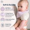 imageGerber Unisex Baby Muslin Bandana BibsSolid Nature