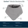 imageGerber Unisex Baby Muslin Bandana BibsSolid Pastel