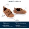 imageGerber UnisexChild Sneakers Crib Shoes Newborn Infant Toddler Neutral Boy Girl First WalkerWashed Rust Twill