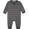 imageGerber babyboys 2pack Long Leg RomperBaby and Toddler TShirt SetHeather and Dark Grey