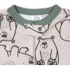 imageGerber babyboys 2pack Snug Fit Footed Cotton PajamasBear Green Stripes White
