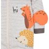 imageGerber babyboys 2pack Snug Fit Footed Cotton PajamasHedgehog  Squirrel