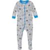 imageGerber babyboys 2pack Snug Fit Footed Cotton PajamasSpace Blue