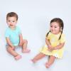 imageGerber babygirls 2pack Short Sleeve Cotton DressesYellow Floral