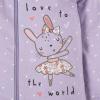 imageGerber babygirls 2pack Sleep N PlayBunny Ballerina Purple