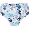 imageGerber babygirls 3piece Sundress Diaper Cover and Hat SetBlue Shells