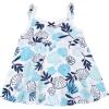 imageGerber babygirls 3piece Sundress Diaper Cover and Hat SetBlue Shells