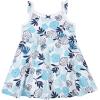 imageGerber babygirls 3piece Sundress Diaper Cover and Hat SetBlue Shells