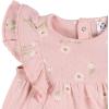 imageGerber babygirls Cotton Dress and Diaper Cover SetDaisies