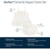 imageGerber babygirls Sleeveless Tunic Top and Diaper Cover SetStripe