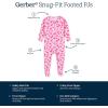 imageGerber babygirls Toddler Butterysoft Snug Fit Footed Pajamas With Viscose Made With EucalyptusLilac Garden