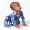 imageGerber babygirls Toddler Butterysoft Snug Fit Footed Pajamas With Viscose Made With EucalyptusPolar Night