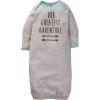 imageGerber unisexbaby Baby Boy and Girls 4pack Sleeper GownAqua Fox