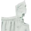 imageModern Moments by Gerber Baby Girls Mini Flutter Sleeve Bubble RomperLight Sky Beach Umbrella
