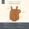 imageModern Moments by Gerber Baby Girls Mini Flutter Sleeve Bubble RomperMedium Brown Sun
