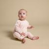 imageModern Moments by Gerber Baby Velour 2Piece Drop Shoulder Top ampamp Pant SetLight Pink