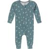 imageModern Moments by Gerber Unisex Baby Viscose 2Pack Footless Tight Fitting PajamasDark Teal Rose