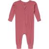 imageModern Moments by Gerber Unisex Baby Viscose 2Pack Footless Tight Fitting PajamasIvory Floral